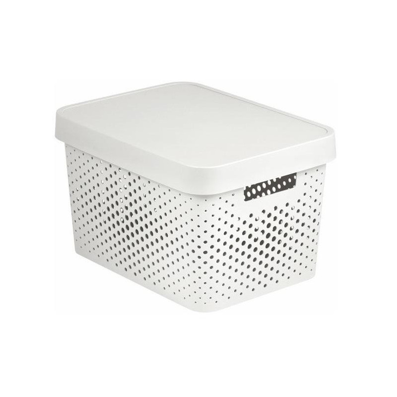 Pojemnik Infinity 17L z pokrywką biały Curver